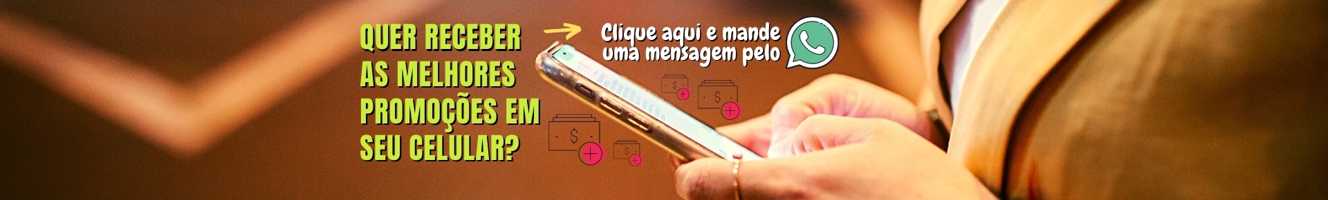 RECEBA PROMOÇÕES EM SEU CELULAR