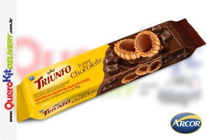 ARCOR <b>TRIUNFO TORTINI 90G CHOCOLATE</b> - CAIXA COM 65 UNIDADES