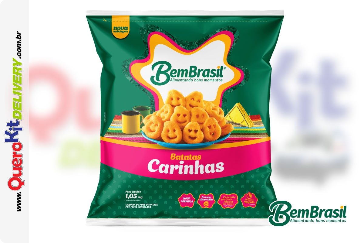 BEM BRASIL <b>BATATA CARINHAS</b> - PACOTE COM 1,05KG
