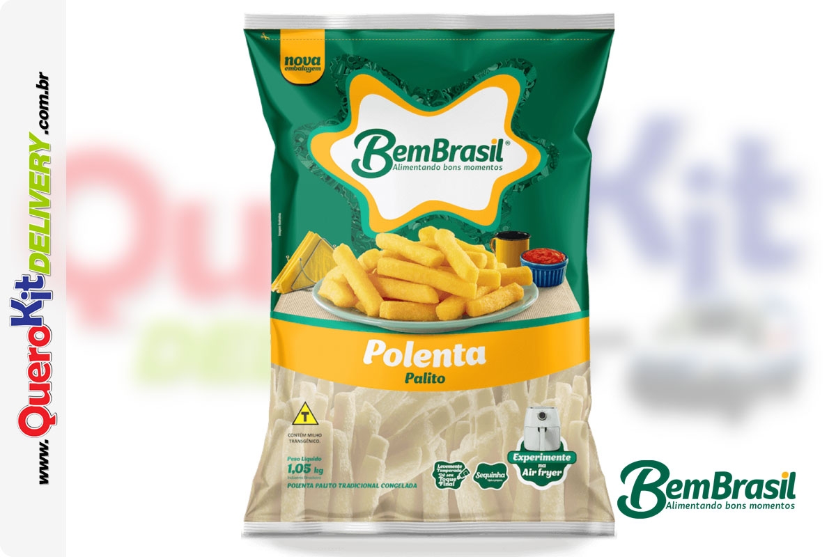 BEM BRASIL <b>POLENTA PALITO</b> - PACOTE COM 1,05KG